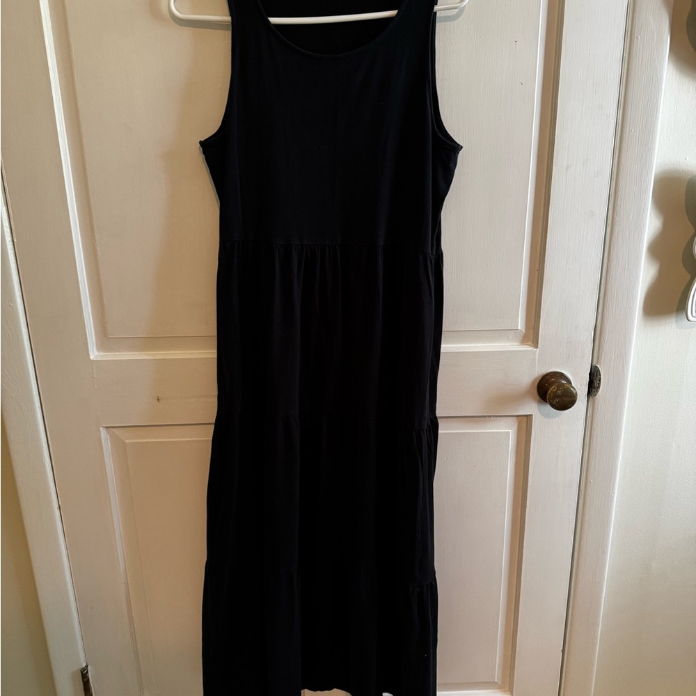J. Crew Black Maxi Dress